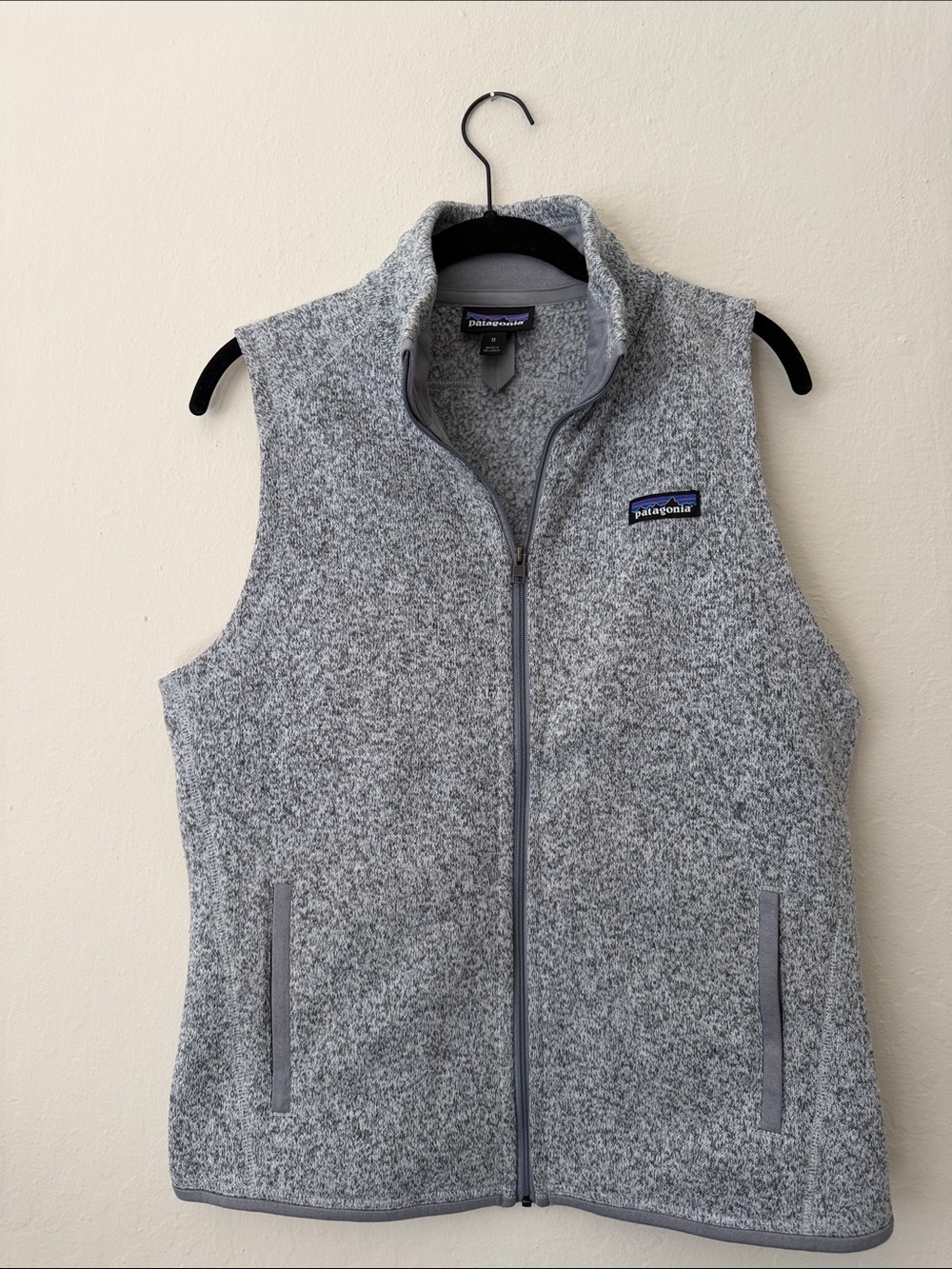 Patagonia Heather Gray Women's Fleece Vest